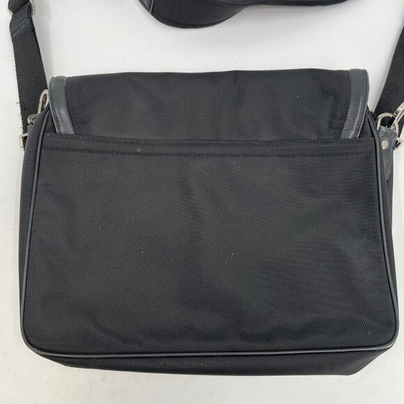 Kenneth Cole Black Adjustable Messenger Laptop Bag | Classic Design - Picture 11 of 12
